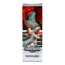 Dinossauro Dilophosaurus 30cm - Jurassic World Rivals Mattel Foto mini  3