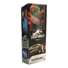 Dinossauro Dilophosaurus 30cm - Jurassic World Rivals Mattel Foto  mini 1