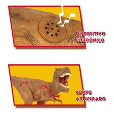 Dinossauro Dino World Tyrannosaurus Rex 2088 Cotiplás Foto mini 3