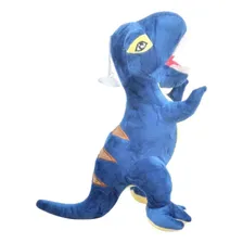 Dinossauro Pelúcia Ventosa Azul 27cm Antialérgico Foto  mini 1