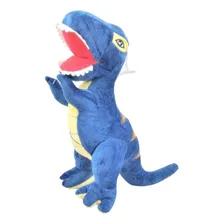 Dinossauro Pelúcia Ventosa Azul 27cm Antialérgico Foto mini  2