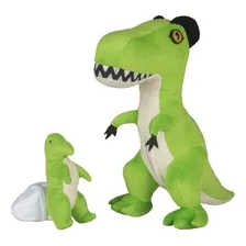 Dinossauro Tiranossauro Rex Grávida Filhote Bichos De Pano Foto  mini 1