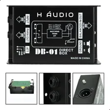 Direct Box H Audio Db-01 Profissional Passivo Foto  mini 1