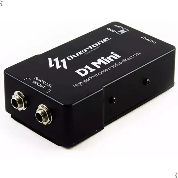 Direct Box Overtone P10 Balanceada Xlr D1 Mini Passivo 127V/220V Foto 1