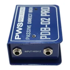Direct Box Passivo Pdb 02 Pro Profissional Pdb02pro Pws 110V/220V Foto mini 3