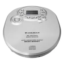 Discman Cd Player Rádio Am Fm Portátil Cougar CPCD-70 Cor Prateado Foto mini 2