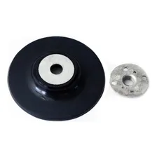 Disco Borracha Rigido C/ Arruela 125mm Rosca M14 Lotus 3413 Foto mini 2