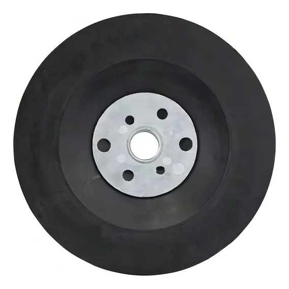 Disco Borracha Rigido C/ Arruela 125mm Rosca M14 Lotus 3413 Foto 1