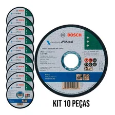 Disco Corte 180 Mm Inox Metal Standard Kit 10 Peças Bosch Cor Cinza-escuro Foto mini  2