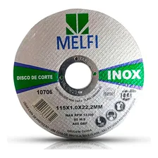 Disco Corte Aço Inox 4 1/2pol 115mm Esmerilhadeira Kit 100 Foto  mini 1