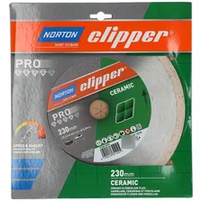 Disco Corte Diamantado 230x25,4mm Clipper Pro Ceramic Norton Foto mini 3