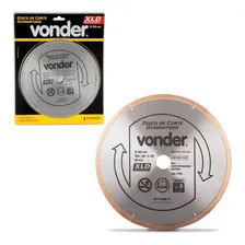 Disco Corte Diamantado ContÃnuo 250mm P/ Porcelanato Vonder Cor Prateado Foto mini 3