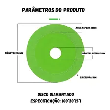 Disco Corte Diamantado Fino 1mm Porcelanato Vidro Espelho Foto mini 4