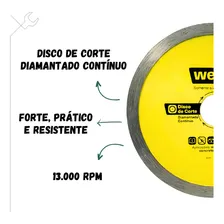 Disco Corte Diamantado Porcelanato 110mm ContÃnuo Werkz Foto mini 2