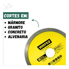 Disco Corte Diamantado Porcelanato 110mm ContÃnuo Werkz Foto mini 3
