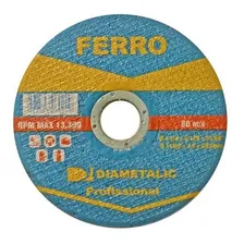 Disco Corte Fino Inox Ferro 110mm Diametalic 6 Unidades Foto mini 2