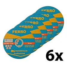 Disco Corte Fino Inox Ferro 110mm Diametalic 6 Unidades Foto mini 1
