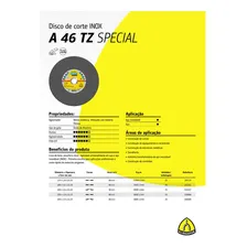Disco Corte Inox A46tz 9 Polegadas Klingspor 25pç Kronenflex Foto mini  2