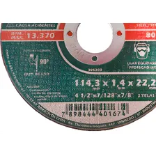 Disco Corte Inox Fine Cut Telstar 4.1/2x7/8x1.4 Kit Com 5 Pç Cor Verde - Disco Corte Inox Fine Cut Telstar 41/2x7/8x1.4 Kit Com 5 Pçs Foto mini 4