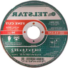 Disco Corte Inox Fine Cut Telstar 4.1/2x7/8x1.4 Kit Com 5 Pç Cor Verde - Disco Corte Inox Fine Cut Telstar 41/2x7/8x1.4 Kit Com 5 Pçs Foto mini 1