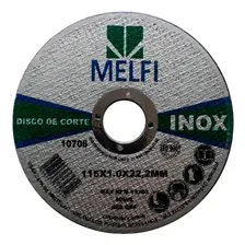 Disco Corte Inox Fino 115x1,0 X22,23 Esmerilhadeira - 100 Pç Foto  mini 1