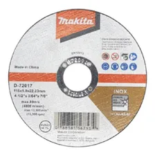 Disco Corte P/ Aço Inox 115 D-72017 Makita Foto  mini 1