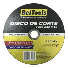 Disco Corte Para Aço Inox 9x5/64x7/8 Beltools Foto  mini 1