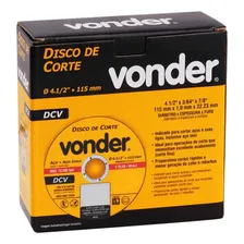 Disco Corte Para Aço Vonder 115mm Qualidade E Resistência Foto mini 2