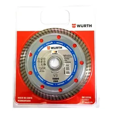 Disco Corte Porcelanato Diamantado 110 Turbo Fino Wurth Foto  mini 1