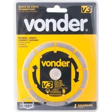 Disco Corte V3 Vonder Segmentado A Seco 110x20mm Concreto Cor Amarelo Foto mini 2