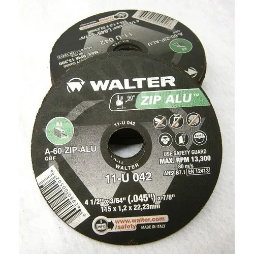 Disco De Corte 4.1/2 X 3/64 X 7/8 Zipcut 11u042 - Walter Foto 1
