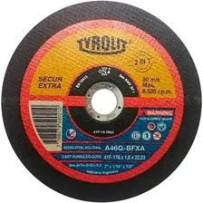 Disco De Corte Fino Para Inox Tyrolit Secur 7 X 1,6mm 25pcs Cor Laranja Foto mini 1
