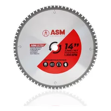 Disco De Corte Metal Asm Ultra Multiuso 14'' 70 Dentes Foto mini 1