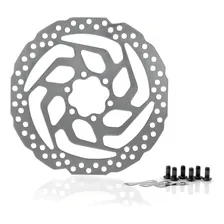 Disco De Freio Bike Rotor Shimano Rt26 160mm C/ 6 Parafusos Cor Prateado Foto mini  2
