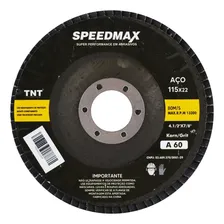 Disco De Lixa Flap 4.1/2 Grão 60 P/ Lixadeira Kit C/200 Pçs Foto mini 2