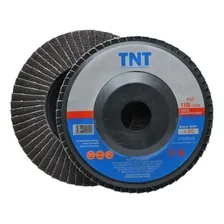 Disco De Lixa Flap 4.1/2 Gr 36 P/ Lixadeira C/ 25 Pçs Tnt Foto mini 1