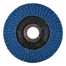 Disco De Lixa Flap 4.1/2 Grão 60 P/ Lixadeira Kit C/10 Pçs Foto mini 3