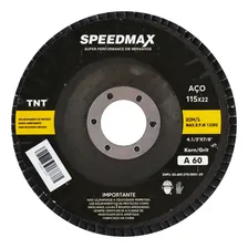 Disco De Lixa Flap 4.1/2 Grão 60 P/ Lixadeira Kit C/10 Pçs Foto mini 2