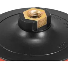 Disco De Pvc Para Lixadeira 7 Com Sistema Fixa Fácil Vonder Cor vermelho e preto Foto mini  3