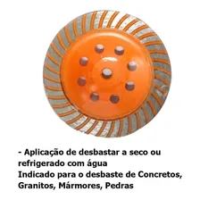 Disco Desbaste Diamantado Turbo 115 Starfer Foto mini 2