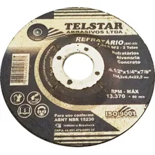 Disco Desbaste Telstar Concreto 4.1/2 302301 - Kit C/5 Foto  mini 1