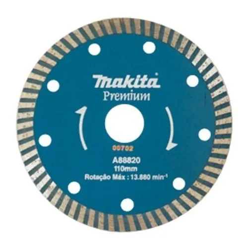 Disco Diamantado 110 Mm 4.1/2 Turbo - A-88820 - Makita Foto 1