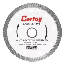 Disco Diamantado 110 Turbo Porcelanato [ 60863 ] - Cortag Foto mini  2