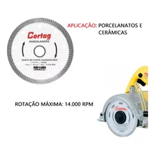 Disco Diamantado 110 Turbo Porcelanato [ 60863 ] - Cortag Foto mini  3