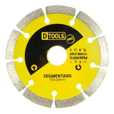 Disco Diamantado 110mm Segmentado Dtools Foto  mini 1