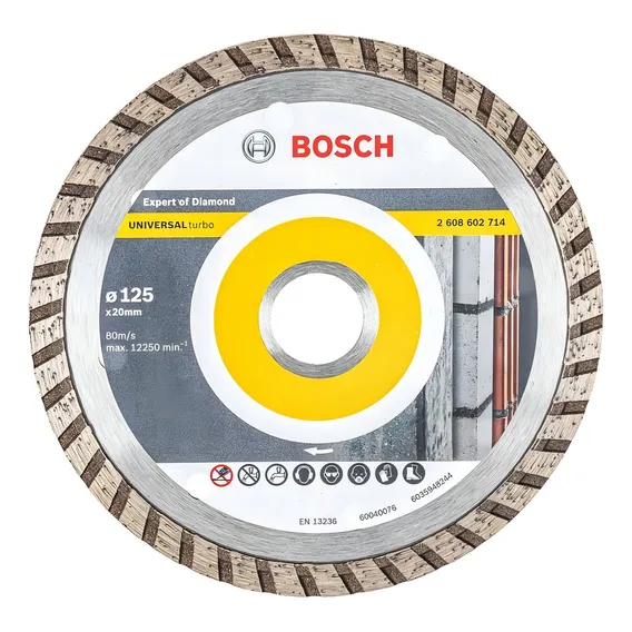Disco Diamantado 125 Mm Up Turbo Bosch Foto 1