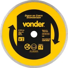 Disco Diamantado 230mm V1 Vonder Foto mini 1