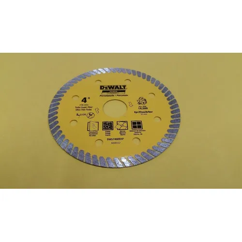 Disco Diamantado 4'' Porcelanato 105mm - Dw57400bhp Dewalt Cor Amarelo Foto 1