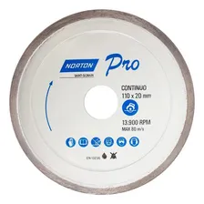 Disco Diamantado 4.3/8 Continuo Pro Porcelanato 2 Pçs Norton Foto mini 2