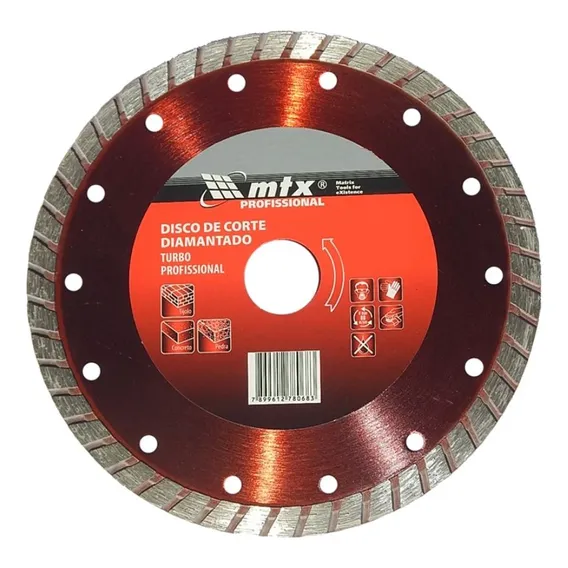 Disco Diamantado 7 Pol X 180 Mm P/ Cerâmica Mtx Foto 1